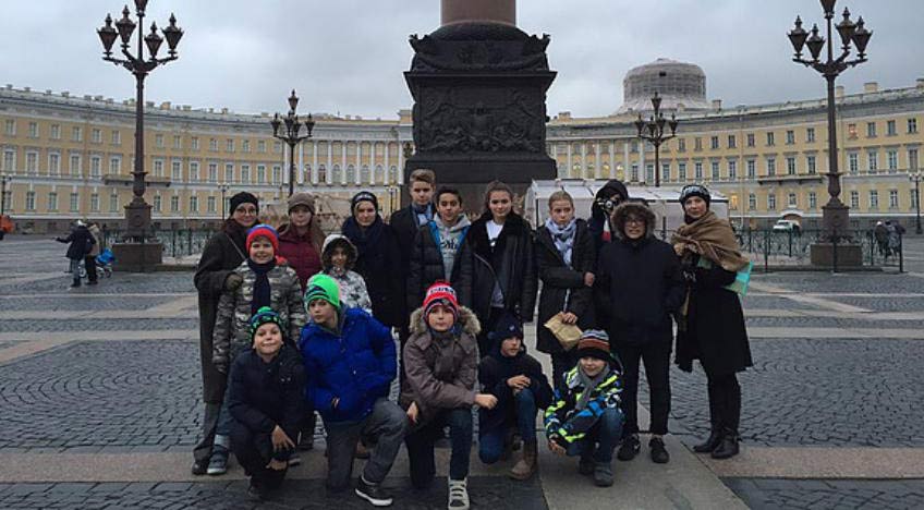 Voyage des élèves “Matriochka” à Saint-Pétersbourg en octobre 2016